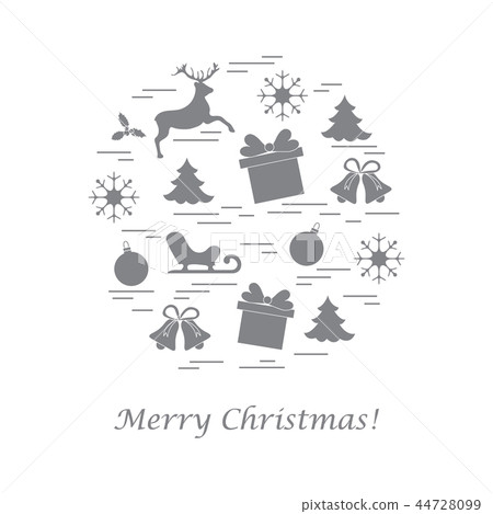 different new year and christmas symbols different new year and christmas symbols 44728099