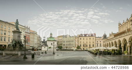 Panorama of Krakow historic city center, Poland Panorama of Krakow historic city center, Poland 44728986