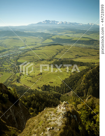 Amazing view on Tatra mountains from Pieniny 44728999