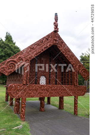 traditional maori storehouse 44729858