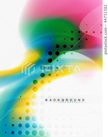Background abstract - liquid colors wave flow 44731382