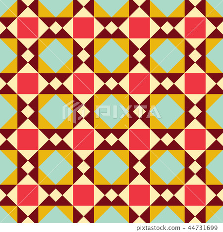 Vector seamless colorful decorative abstract tile Vector seamless colorful decorative abstract tile 44731699