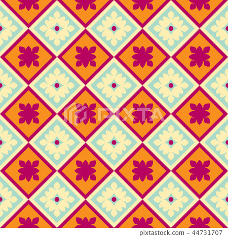 Vector seamless colorful decorative abstract tile Vector seamless colorful decorative abstract tile 44731707