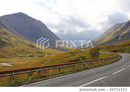 Landscape of Glencoe in Scotland Landscape of Glencoe in Scotland 44732323