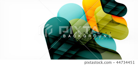 Colorful glossy arrows abstract background Colorful glossy arrows abstract background 44734451