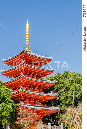 The pagoda in Tocho-ji temple or Fukuoka Giant 44735665