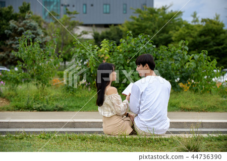 漢江約會，情侶，漢江公園 44736390