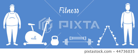 Healthy lifestyle Men involved in sports. 44736835