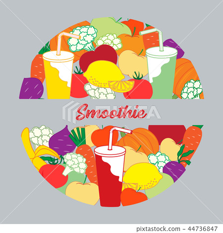 Smoothie and ingredients for making smoothie 44736847