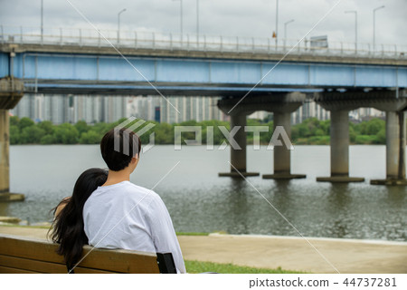 漢江約會，情侶，漢江公園 44737281