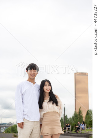 漢江約會,情侶,漢江公園 漢江約會,情侶,漢江公園 44738227