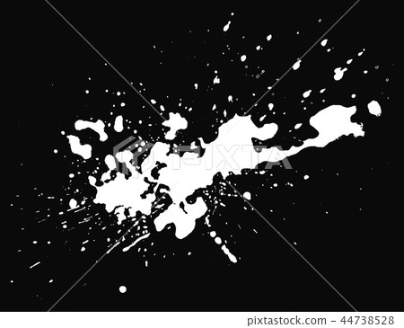 White blot on black background. 44738528