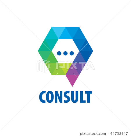 Sign for online consultation. Vector illustration of the icon. Sign for online consultation. Vector illustration of the icon. 44738547
