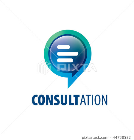 Sign for online consultation. Vector illustration of the icon. Sign for online consultation. Vector illustration of the icon. 44738582
