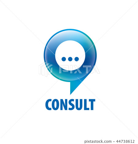 Sign for online consultation. Vector illustration of the icon. 44738612