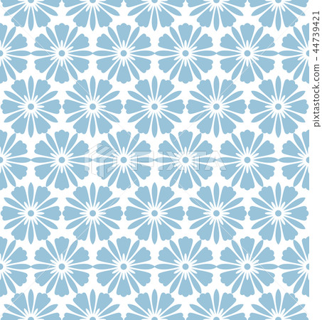 Flower geometric pattern. Seamless background. Flower geometric pattern. Seamless background. 44739421
