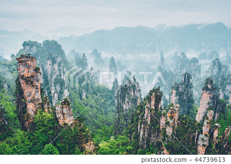 Zhangjiajie mountains, China 44739613