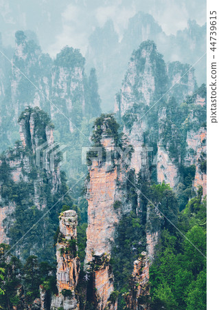 Zhangjiajie mountains, China Zhangjiajie mountains, China 44739615