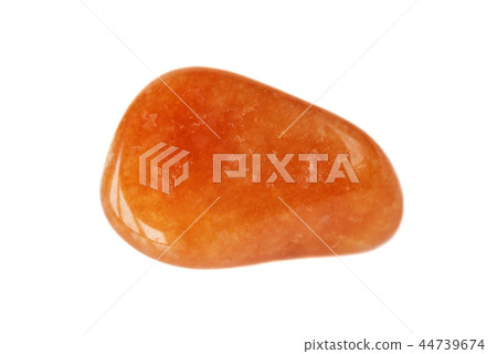 Natural carnelian on white Natural carnelian on white 44739674