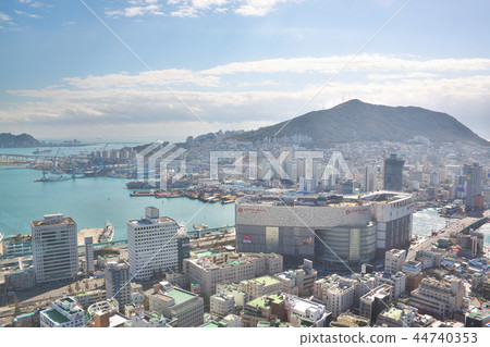 從天空看釜山市 從天空看釜山市 44740353