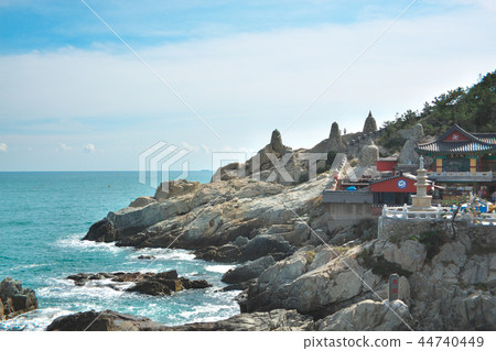 Temple facing the sea Temple facing the sea 44740449
