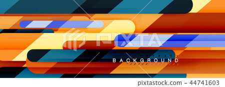 Abstract colorful lines, modern geometric background design 44741603