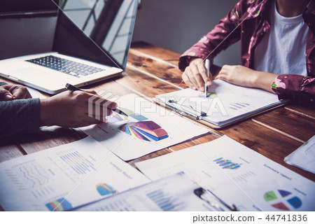 Team businessman job . working with laptop Team businessman job . working with laptop 44741836