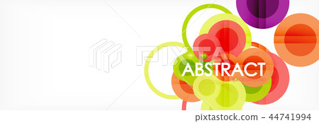 Circle composition abstract background 44741994