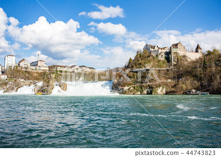 the rhine river, fall, water fall 44743823