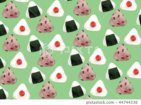 Rice ball background Rice ball background 44744336