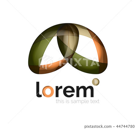 Logo, abstract geometric icon 44744780
