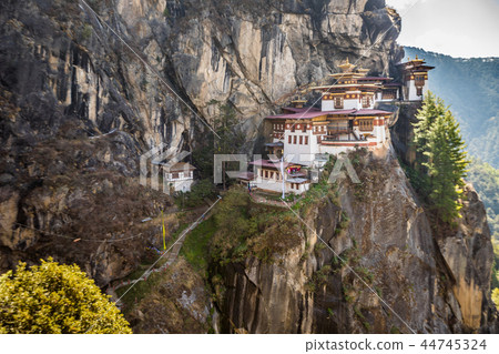 The Tigers Nest in Bhutan The Tigers Nest in Bhutan 44745324
