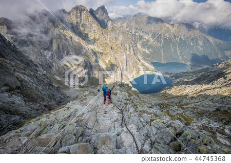 Nice view of Mount Rysy in Poland 44745368