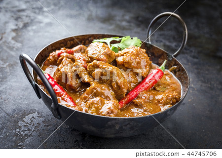 Traditional Indian curry lamb masala Traditional Indian curry lamb masala 44745706