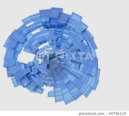 幾何放置的立方體 幾何放置的立方體 44746129