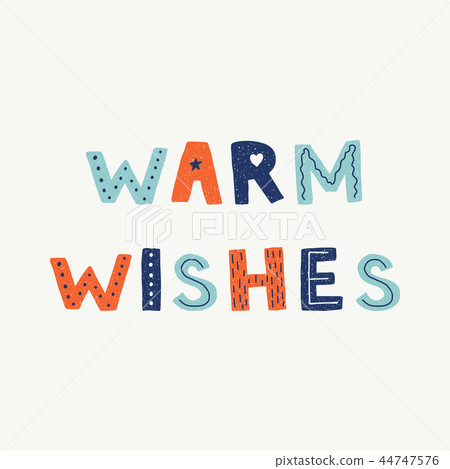 Scandinavian holidays hand lettering quotes to greeting card. 44747576