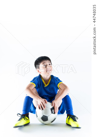 一個足球男孩 一個足球男孩 44748035