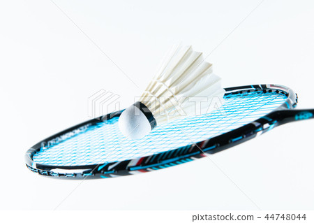 Badminton racket and shuttle 44748044