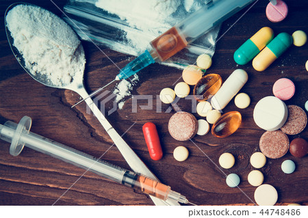 Drug concept. Use illicit Drug abuse  44748486