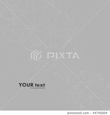 Vector abstract technology communication data science and geometric graphic design Vector abstract technology communication data science and geometric graphic design 44748804