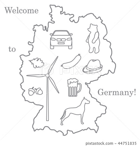 various symbols of Germany Travel and leisure. 44751835