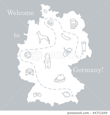 various symbols of Germany Travel and leisure. 44751849