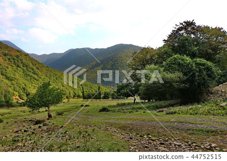 Autumn landscape in the mountains of Azerbaijan 44752515
