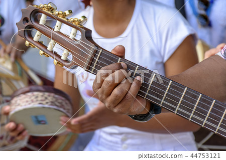 Acoustic guitar player at show 44753121