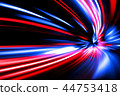 speed motion on night road 44753418