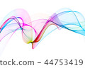 abstract colorful wave 44753419