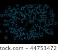 abstract radiant geometric blue rectangular lines 44753472