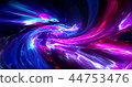 Explosion flash in futuristic outer space 44753476