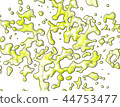 abstract moving yellow green bubbles  44753477