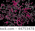 abstract moving black red bubbles 44753478